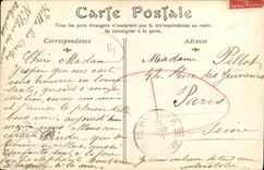 VINTAGE POSTCARD Auberville the Farm of the Manor