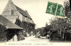 VINTAGE POSTCARD Surroundings De Villers On Sea the Manor D Auberville