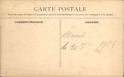 VINTAGE POSTCARD Asnelles Storm of September 30th  1905 the broken dam