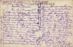 VINTAGE POSTCARD Asnelles the Beautiful Beach Fashionable country inn of the Fine Nozzle