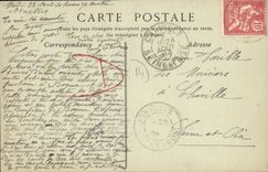 VINTAGE POSTCARD Asnelles Fishes with the Shrimp Women