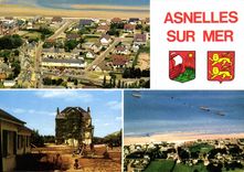 MODERN CARD Asnelles on Sea