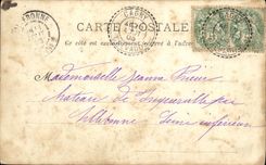 VINTAGE POSTCARD Argences Places Trocadero manor