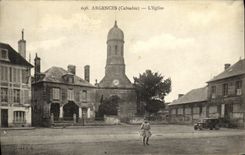 VINTAGE POSTCARD Argences L Church