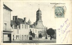 VINTAGE POSTCARD Argences Places L Eglise