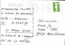 MODERN CARD Argences Places General Ledere