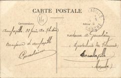 VINTAGE POSTCARD Amfreville Main street