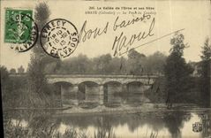 VINTAGE POSTCARD the Valley Of L Decorates And Its Amaye Sites the Bridge Of Coudray