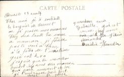 VINTAGE POSTCARD Castle De Bernesq Frontage On the Farm