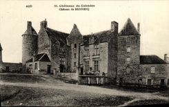 VINTAGE POSTCARD Castles Of the Apple brandy Castle De Bernesq