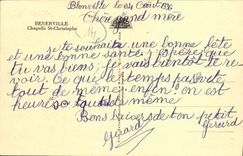 CPA Benerville Chapelle St Christophe