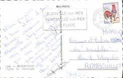 MODERN CARD Benerville L Church St Christophe