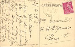 CPA Bernieres Sur Mer La route de St Aubin