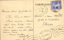 CPA Bernieres Rue de la mer