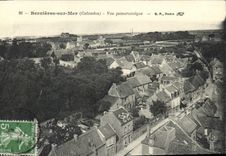 VINTAGE POSTCARD Bernieres On Sea Panoramic View