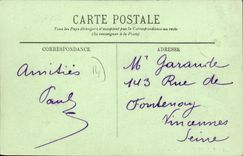 VINTAGE POSTCARD Bernieres the Road of St Aubin