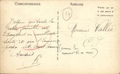 VINTAGE POSTCARD Bernieres on Sea the Semaphore and the city