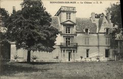 VINTAGE POSTCARD Bernieres On Sea the Castle