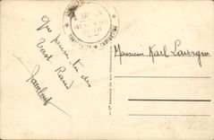 CPA Bernieres sur Mer Arrivee a la Mer et les Magasins