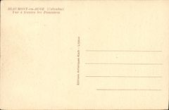 CPA Beaumont en Auge Vue a travers les Pommiers