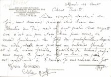 MODERN CARD In a carding brush of Vendure Hostellerie of the Mill of Pre Dribble