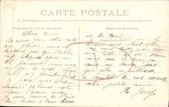 VINTAGE POSTCARD Banneville the Countryside L Pond of the Castle of Manneville