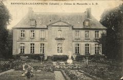CPA Banneville la Campagne Chateau de Manneville