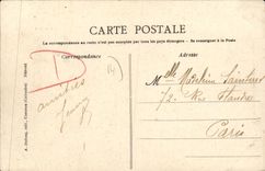 VINTAGE POSTCARD Balleroy L entered of the Castle and L Church