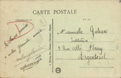 CPA Balleroy Le Chateau et les Avenues