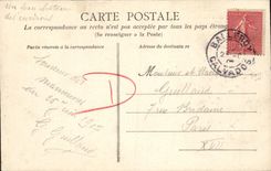 CPA Chateaux du Calvados Balleroy Les Jardins et le Chateau vus de profil