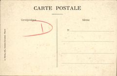 Castillo de la POSTAL de la VENDIMIA del castillo del Apple brandy de Balleroy