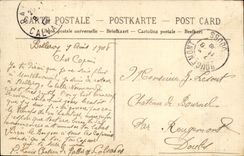 CPA Balleroy Le Chateau vue d ensemble