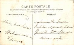 VINTAGE POSTCARD Balleroy an Avenue