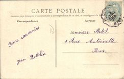 CPA Bernieres Rue de la Gare Les Chalets