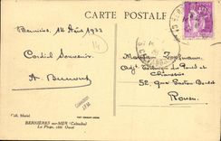 CPA Bernieres sur Mer La Plage cote Ouest