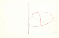 CPA Bernieres sur Mer La digue et les cabines