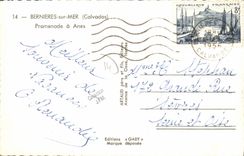 MODERN CARD Bernieres on Mer Walk has Anes Children Volleyball Ball Volleyball Ball