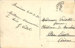 VINTAGE POSTCARD Bernieres on Sea L Hour of the Bath