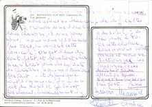 MODERN CARD Bernieres on Sea View Small cross