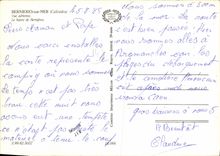 MODERN CARD Bernieres on Sea Seen air Le Havre of Bemieres Camoing