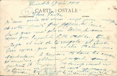 CPA Eglise de Beuvillers Voute du Choeur Le Christ Les sacrements Les colombes