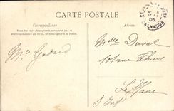 VINTAGE POSTCARD Beuvron out of Trough the Borough