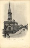 VINTAGE POSTCARD Beuzeval L Church and the Street of the Baths