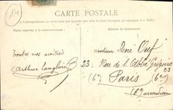 CPA Route de Ouistreham Entree du Chateau de Beauregard pres Caen