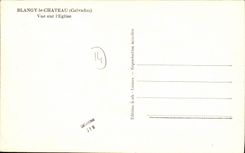 CPM Blangy le Chateau Vue sur L Eglise