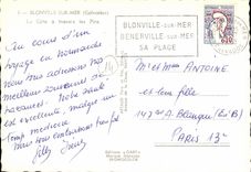 MODERN CARD Blonville on Sea the Dimension through the Pines