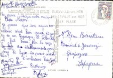 CPM Blonville sur Mer Place de l hotel de ville Roches noires