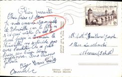 CPM Blonville sur Mer Folklore fileuse Pavillon Fleuri Plage 