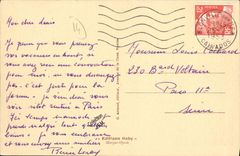 VINTAGE POSTCARD Blonville on Sea Villas road of the Dream