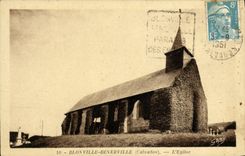 VINTAGE POSTCARD Blonville Benerville L Church